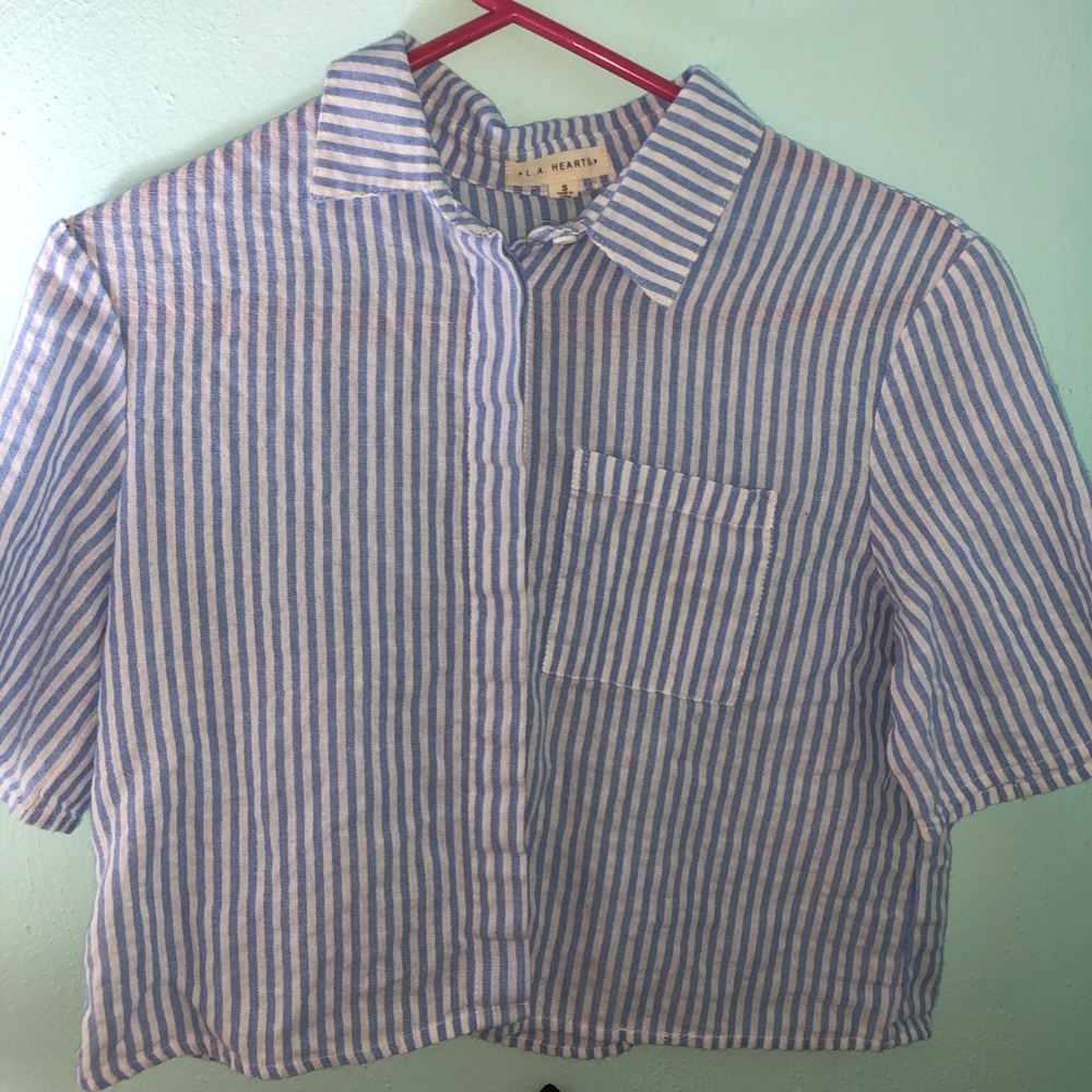 cute striped crop top